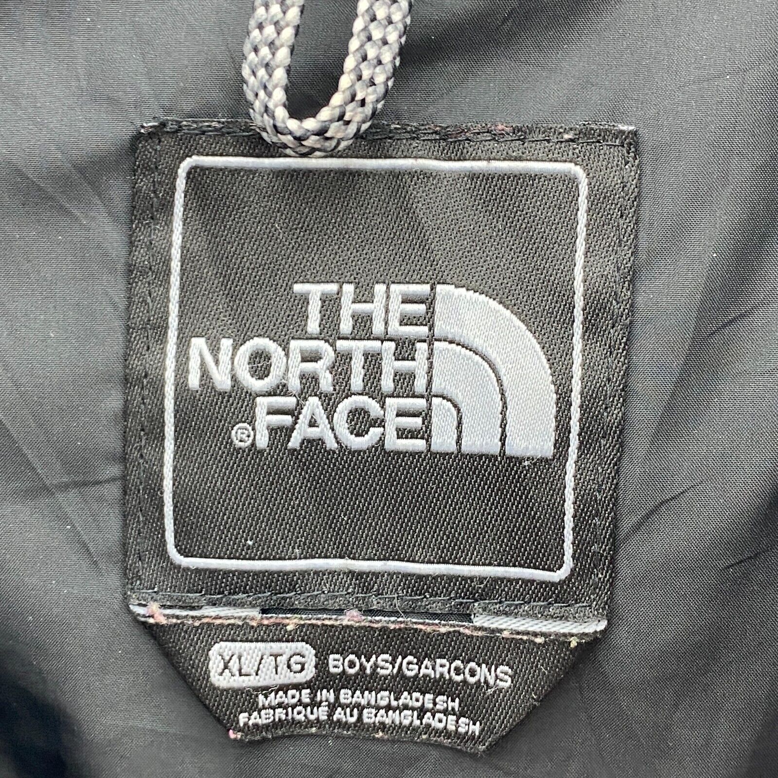 The North Face 600 Down Filled Black Puffer Jacket Nupste Boys Size XL