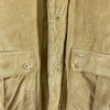Christian Dior Paris Corduroy Full Zip Insulated Jacket Size 38 Beige