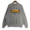 Vintage Nike Nokia Sugar Bowl National Champions LSU Gray Sweatshirt Size L