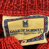 Dale Of Norway Metal Clasp Wool Red Norwegian Nordic Sweater Size M