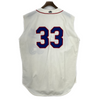 Vintage Cuyahoga NCAA #33 White Baseball Jersey Size 46