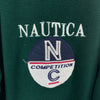 Nautica Competition Green Fleece Jacket Size XL Full Zip Up