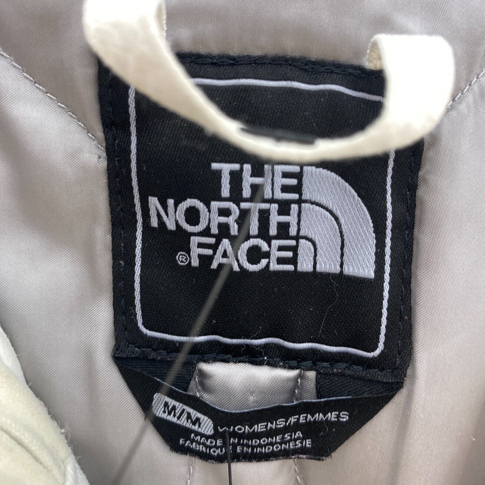 The North Face Women's White Full Zip Hooded Jacket Size M