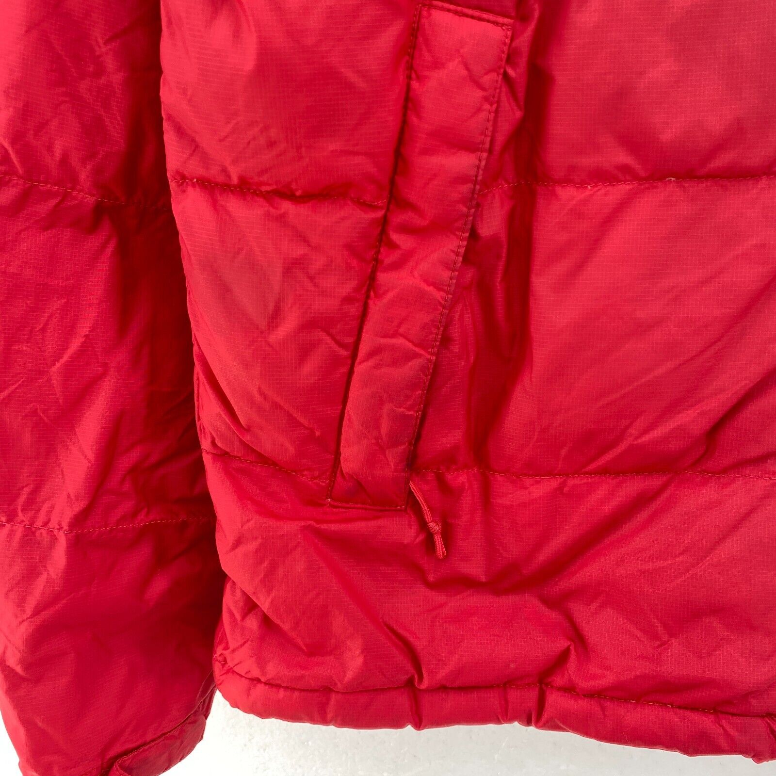 The North Face Men's Full Zip Nuptse Down 700 Series Jacket Red Size S