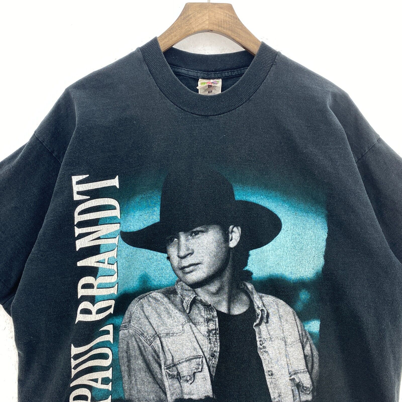 Paul Brandt Country Music Calm Before The Storm Tour 1997 Black T-shirt Size XL