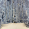 Vintage Levi Strauss Light Wash Blue Trucker Denim Jacket Size M Tall
