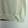 Tommy Hilfiger Embroidered Chest Logo Vintage White Sweater Size M