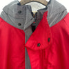 Nautica Competition Red Vintage Reversible Hooded Jacket Full Zip Up Size XXL