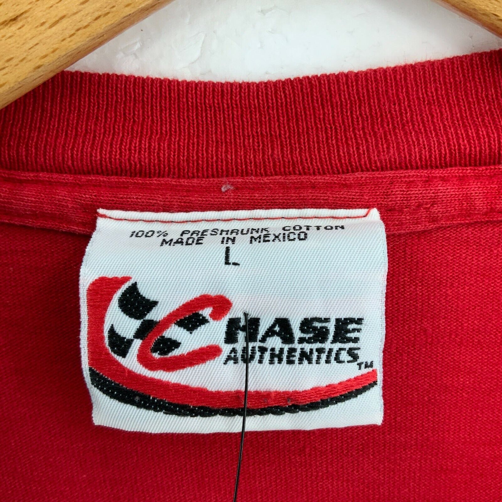 Nascar Racing #38 Elliot Sadler M&M Vintage Chase T-shirt Red Size L