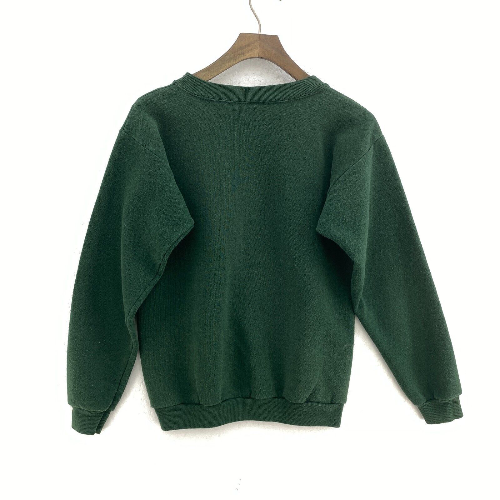 Phoenix Coyotes NHL Vintage Green Sweatshirt Size L Logo 7 Ice Hockey Kids