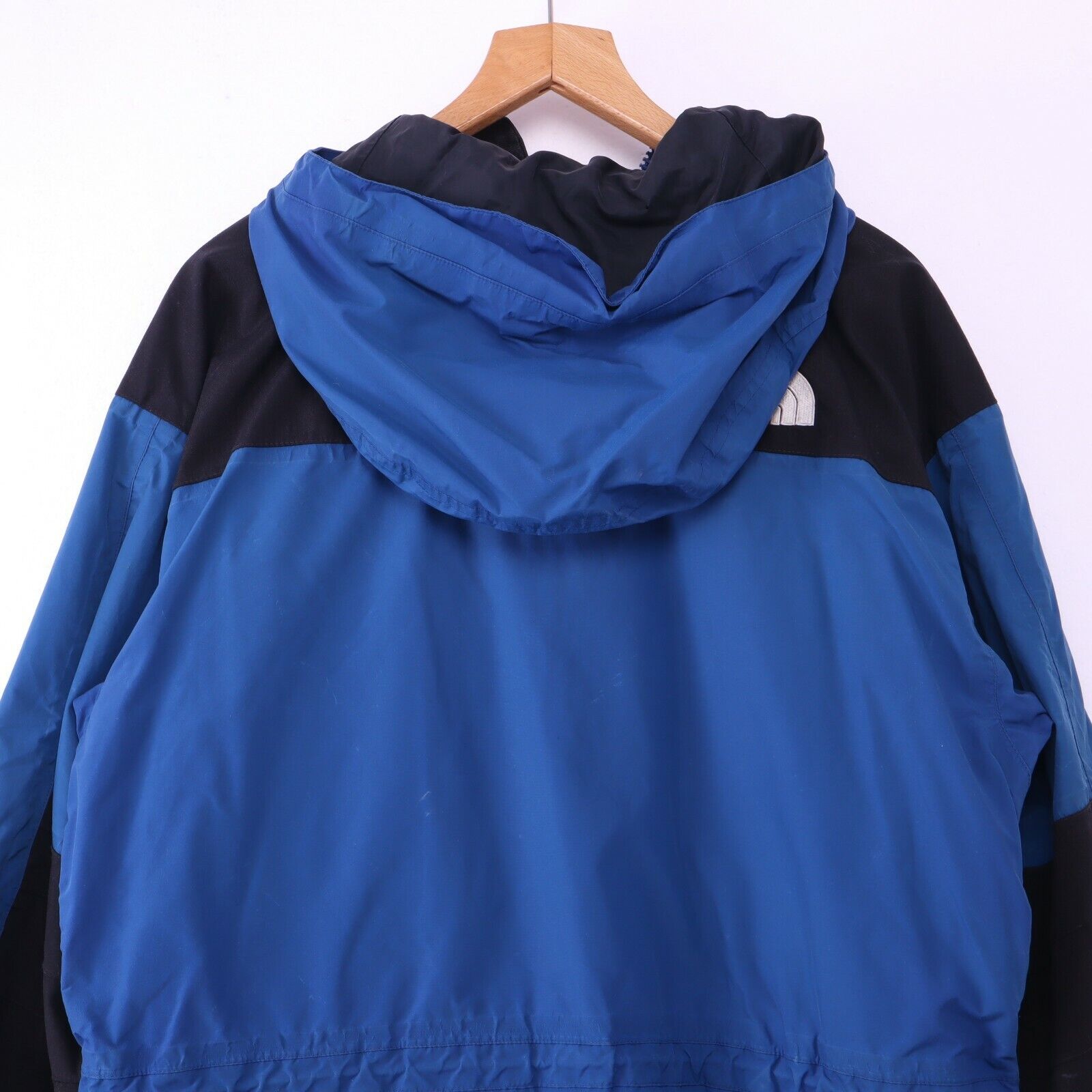 The North Face Men's Blue Windbreaker Full Zip Hooded Size Large