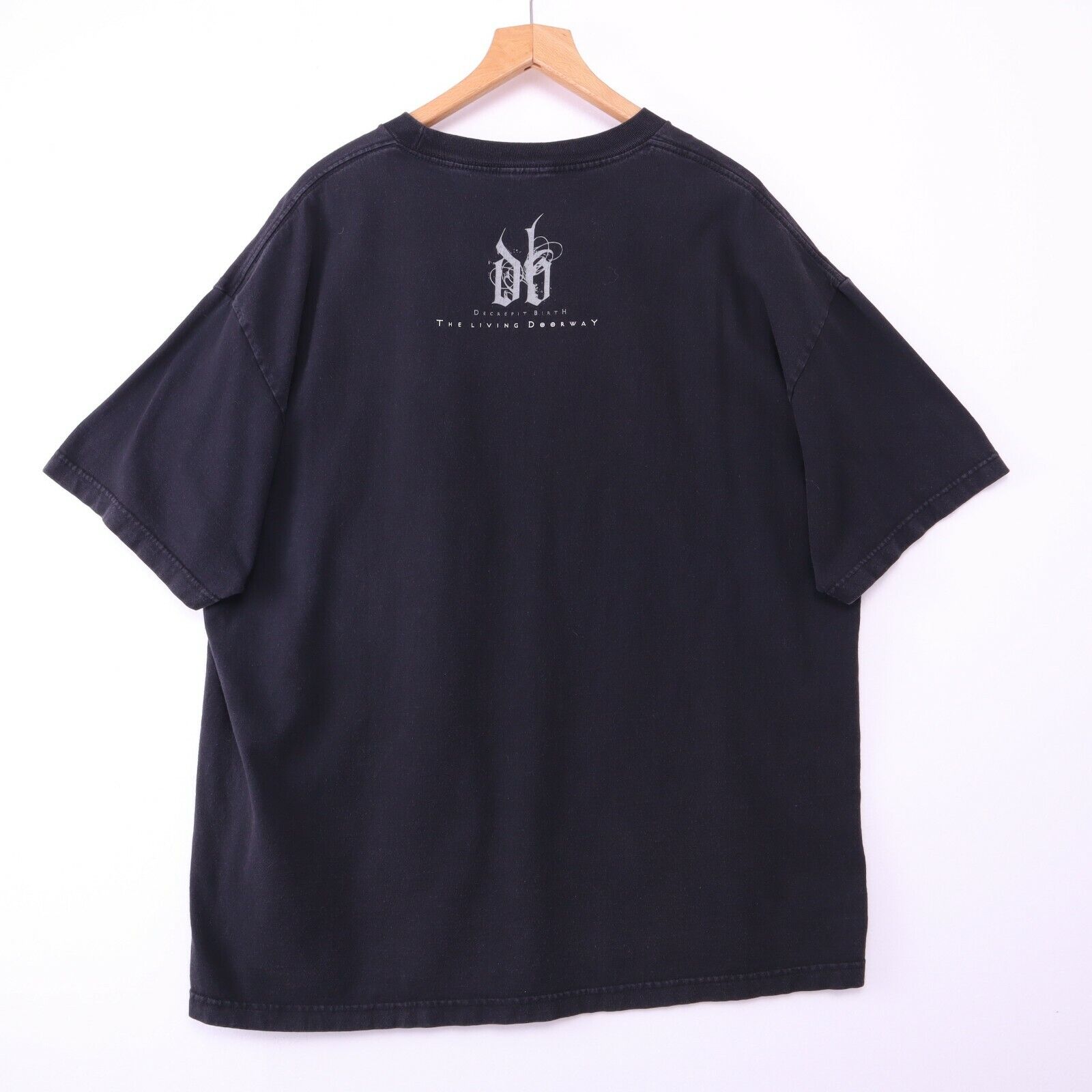 Decrepit Birth The Living Doorway Black T-shirt Size 2XL 90s