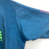 Surf Style Quarter Zip Windbreaker Pullover Jacket Size XL Blue