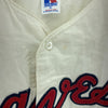 Russell Athletic Atlanta Braves Logo MLB White Jersey Size XL
