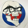 Skate Rags Skull White T-shirt Size M Single Stitch 90s