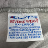 Champion Reverse Weave Emory University Spell Out Gray Sweatshirt Size XXL