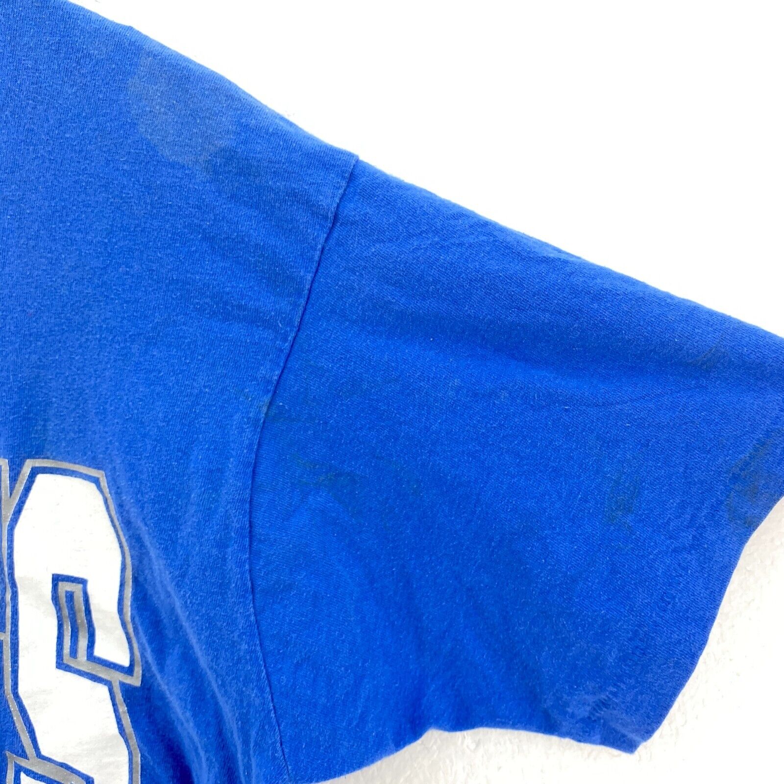 Toronto Maple Leafs Logo 1990 NHL Blue T-shirt Size L Single Stitch