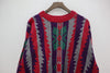 Vintage Pendleton Purple Printed Jacquard Sweater Crewneck Size M