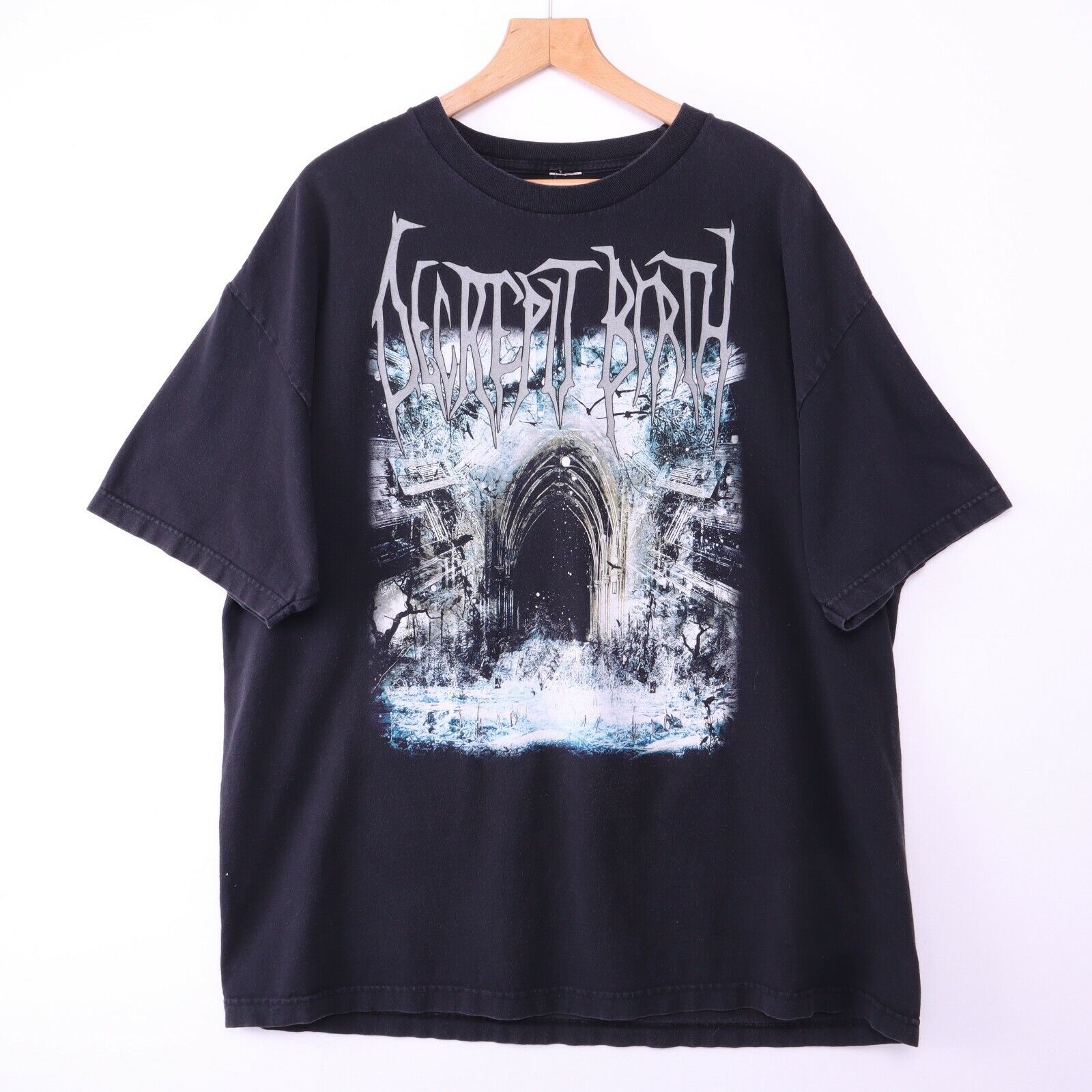 Decrepit Birth The Living Doorway Black T-shirt Size 2XL 90s