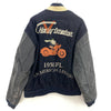 1950 Harley Davidson Motorcycles Tasmanian Devil Varsity Jacket Black Size M