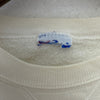 Champion Reverse Weave Embroidered Chest Logo White Sweatshirt Size M Women's