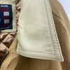 Phat Farm Classic American Flava Wool Bomber Jacket Size 6XL Brown Y2K