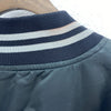 Las Vegas Raiders Varsity Black Bomber Snapped Jacket Size 2XL
