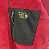 Vintage Mountain Hard Wear Red Fleece Deep Pile Burgundy Full Zip