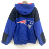 Starter New England Patriots Insulated Blue Hooded Jacket NFL Size M 1/4 Zip