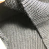 Jack Young 100% Wool Ribbed Sweater Slim Fit Size XXL Black