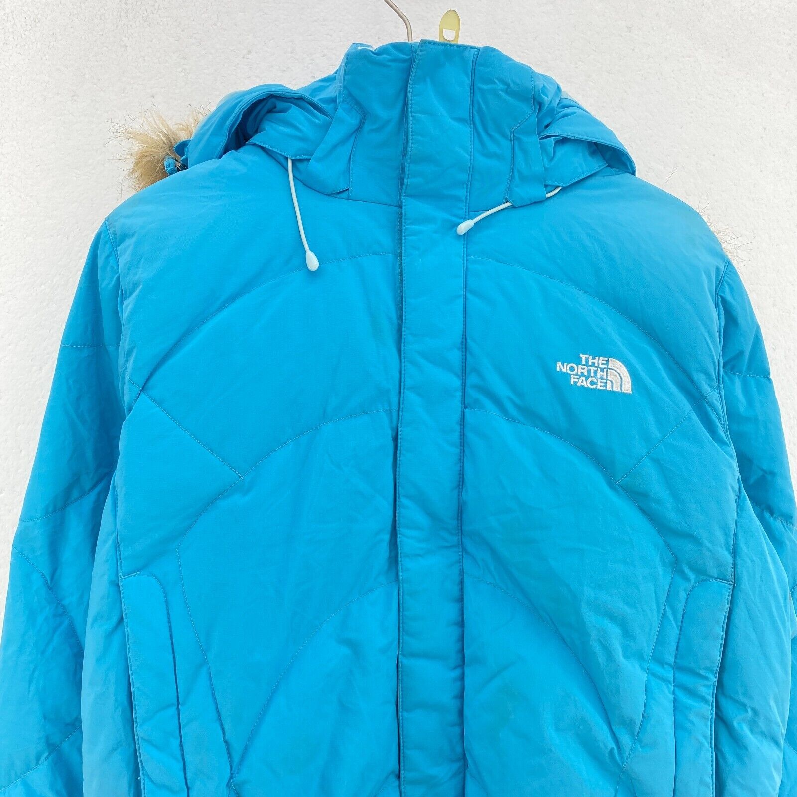 The North Face 600 Blue Puffer Full Zip Jacket Size M Women's