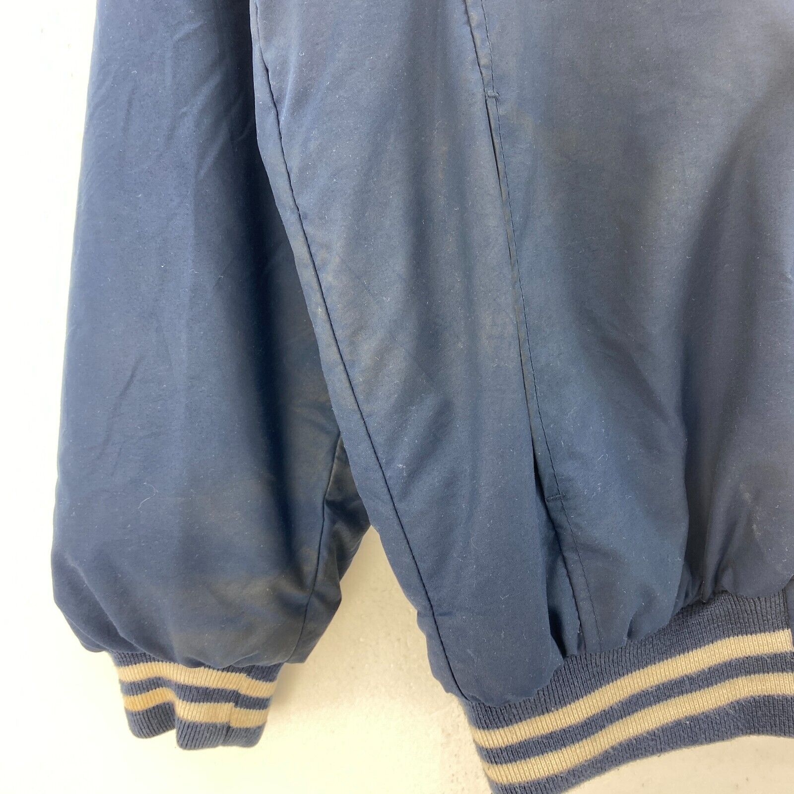 Starter New York Yankees Logo MLB Navy Blue Hooded Jacket Size L