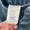 Carhartt Double Knee Black Dungaree Fit Workwear Pants Size 36 x 32
