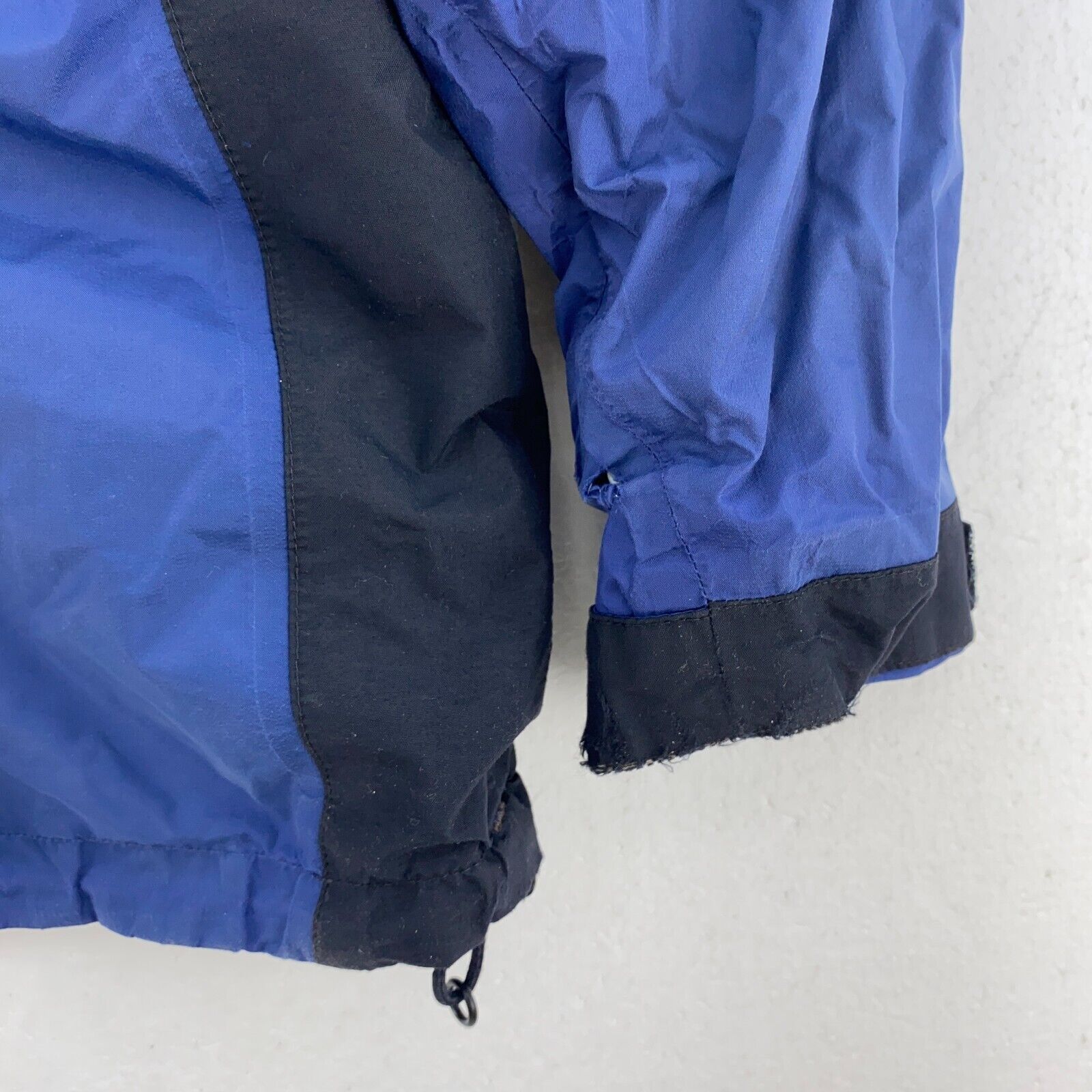 The North Face Gore-Tex Hooded Jacket Size M Blue Full Zip Up