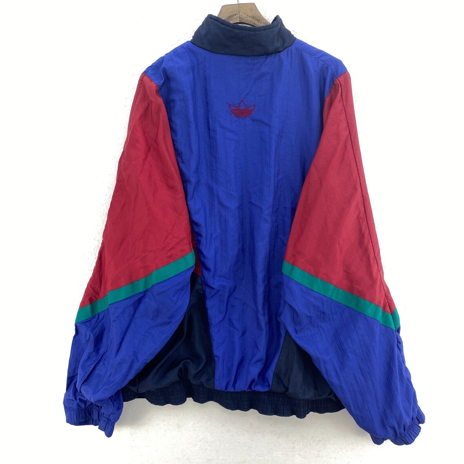 Vintage Adidas Full Zip Navy Blue Track Jacket Size L
