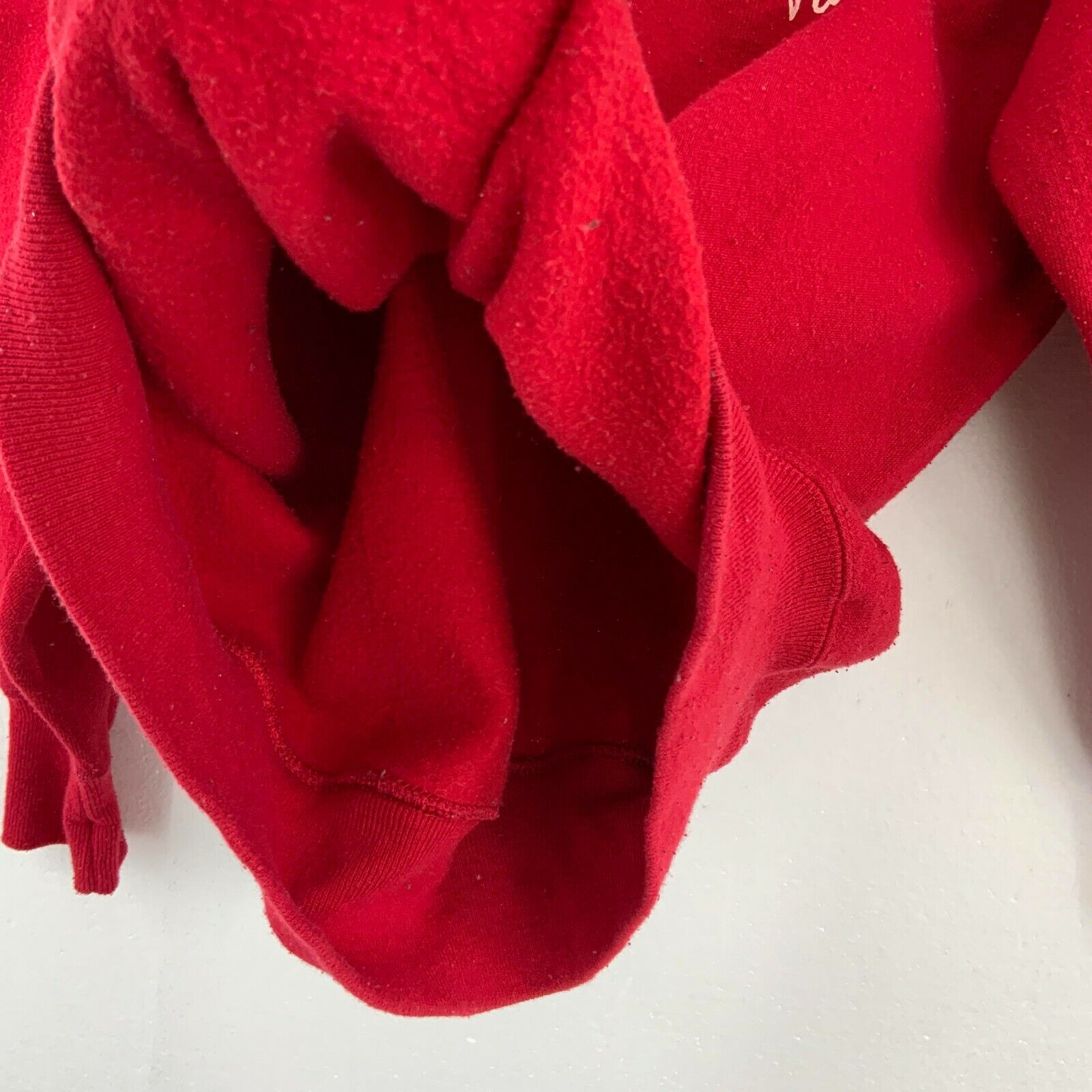 Christmas Snowflakes Red Sweatshirt Size M 90s