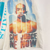 Can Judge Me Now Biggie Rework White Shorts Size S