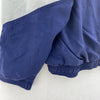 Vintage Adidas Full Zip Navy Blue Spell Out Light Jacket Size M