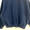 Nike Middle Swoosh Logo Crew Neck Faded Navy Blue Sweatshirt Size L