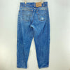 Levi Strauss 550 Orange Tab Medium Wash Blue Jeans Size 33 x 30