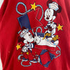 Vintage Disney Minnie Mouse Mickey Mouse Red T-shirt Size 3XL