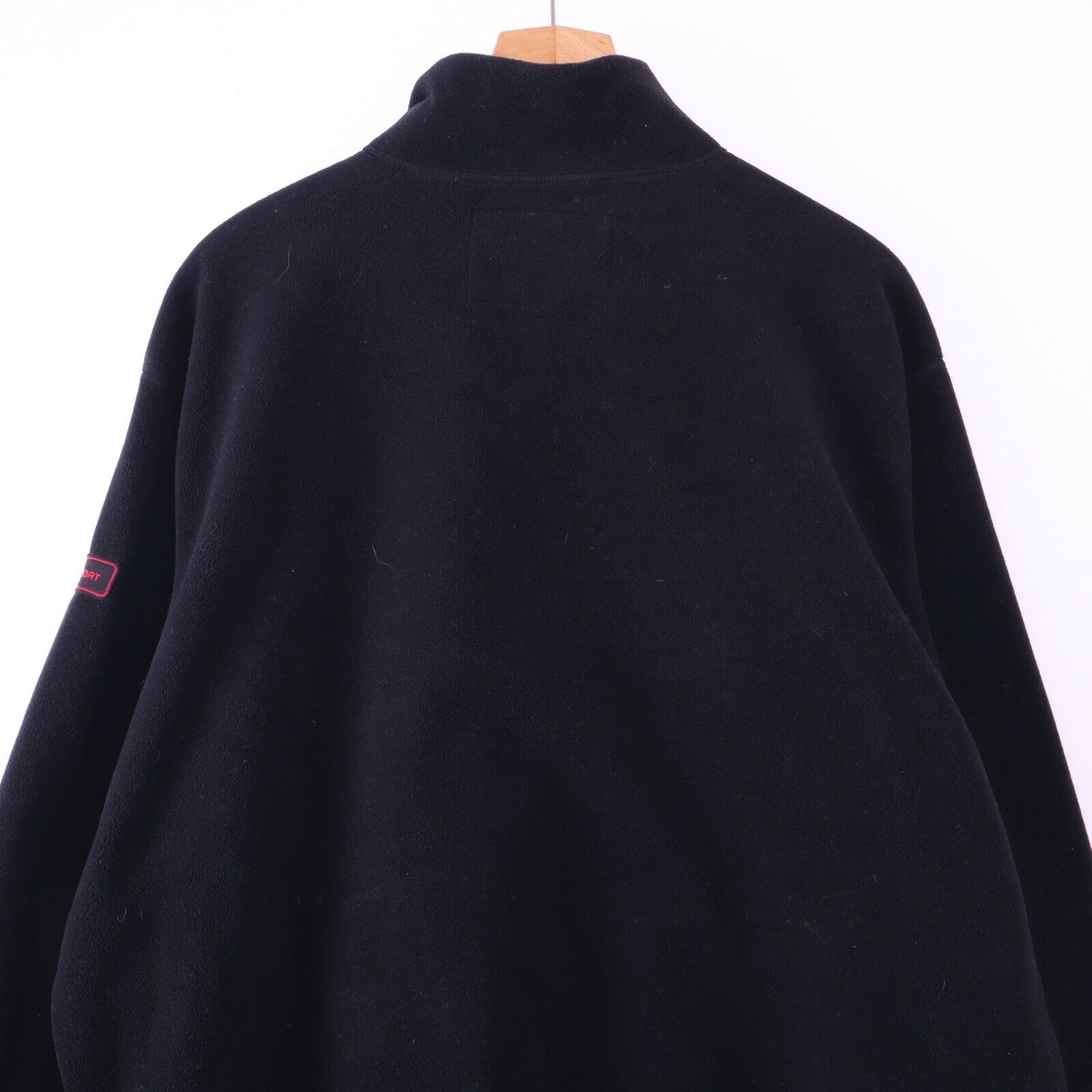 Polo Sport Quarter Zip Fleece Pullover Size XL Black