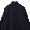 Polo Sport Quarter Zip Fleece Pullover Size XL Black