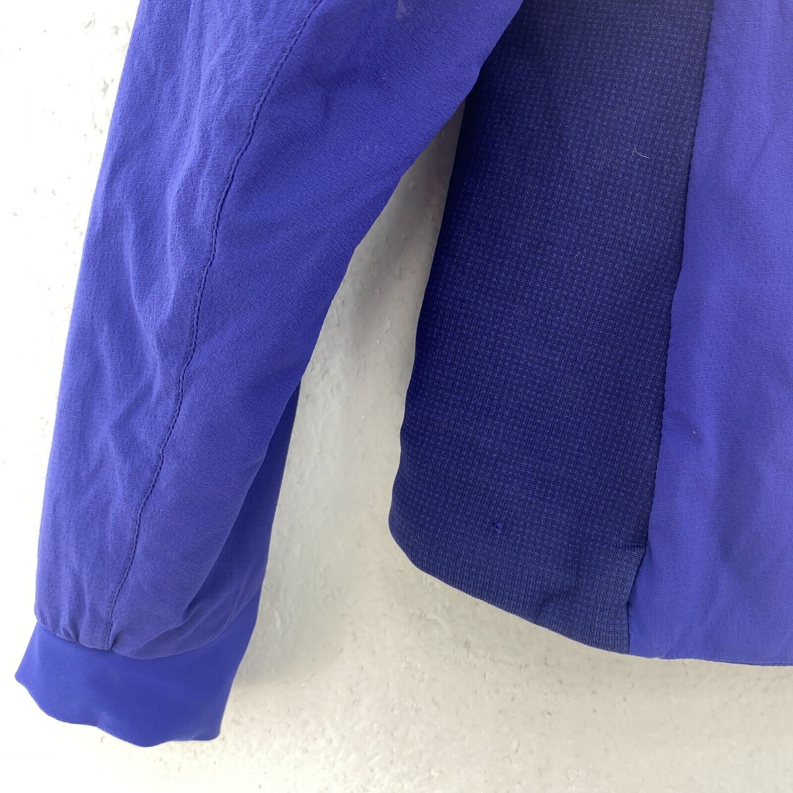 Arc'teryx Full Zip Logo Purple Hooded Jacket Size S Women's