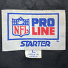 Pittsburgh Steelers Proline NFL Starter Black Insulated 1/4 Zip Jacket Size L