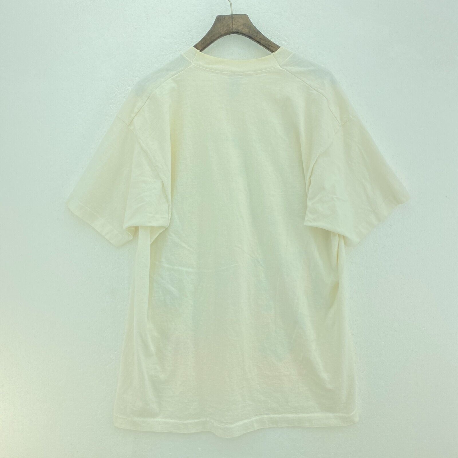 Mickey Mouse Minnie Mouse Donald Duck Travel White T-shirt Size L Single Stitch