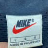 Nike Swoosh Logo Light Hooded Jacket Size L Black Full Zip Up