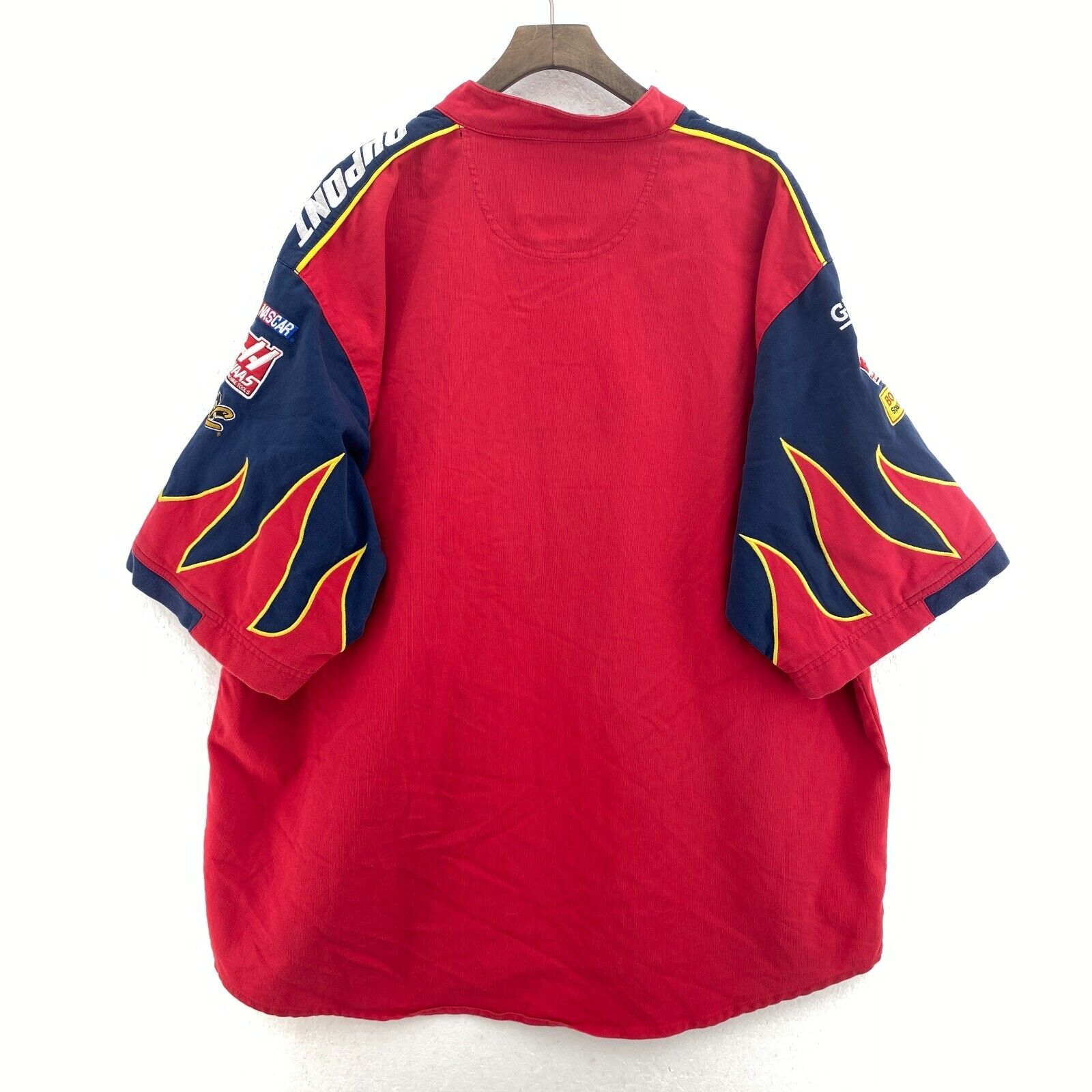 Vintage Chase Dupont Car Racing Quarter Zip Shirt Size 2XL