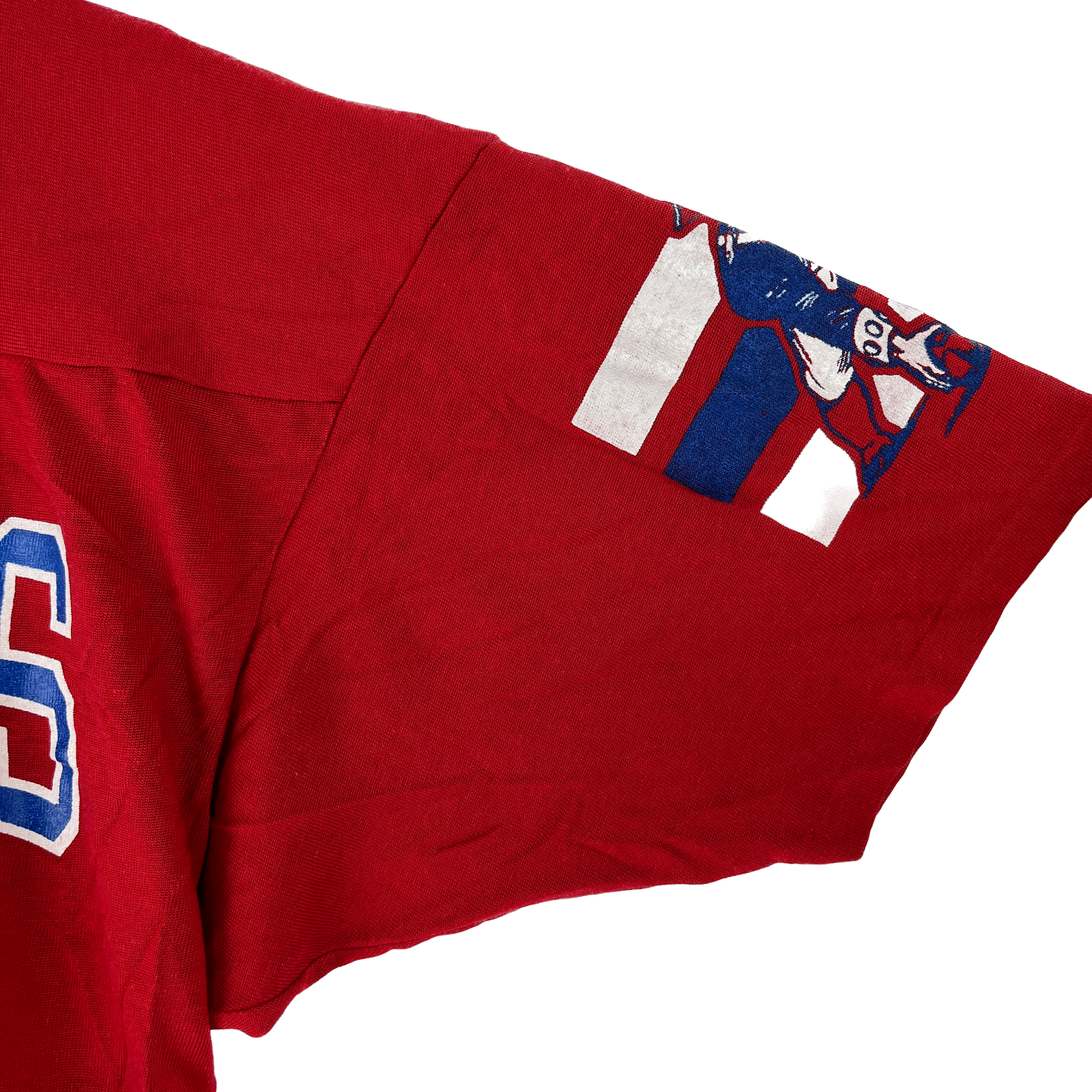 Vintage Champion New England Patriots NFL Red Jersey Size L