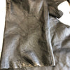 Motorcycle Chaps Leather Black Size 4XL Riding Biker 90s